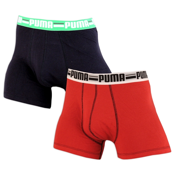 Afbeeldingen van Puma - Basic Boxershorts 2 Pak - Rood/ Navy