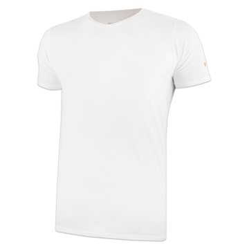 Toon details van FCLOCO - Regular V-Neck T-shirt - White Afbeeldingen van FCLOCO - Regular V-Neck T-shirt - White