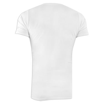 Toon details van FCLOCO - Regular V-Neck T-shirt - White Afbeeldingen van FCLOCO - Regular V-Neck T-shirt - White