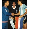 Afbeeldingen van Argentinië retro voetbalshirt 1960's