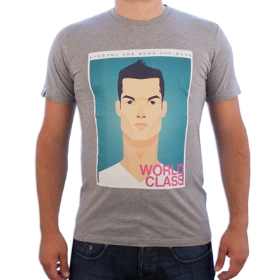 World Class Collective - Legende Ronaldo T-Shirt - Grijs afbeelding