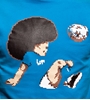 Afbeeldingen van COPA Football - Funky Football T-shirt - Blue