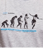 Afbeeldingen van COPA Football - Human Evolution T-shirt - Grijs