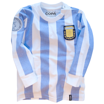 COPA Football - Argentinie 'My First Football Shirt' Baby - Wit/ Blauw afbeelding