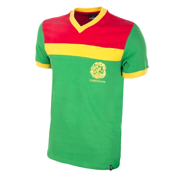 Afbeeldingen van Kameroen Retro Voetbalshirt 1989