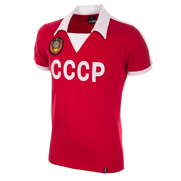 Afbeeldingen van CCCP retro voetbalshirt 1980's