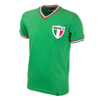 Mexico retro voetbalshirt 1980's afbeelding