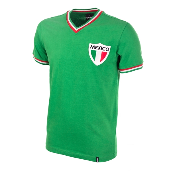 Afbeeldingen van Mexico retro voetbalshirt 1980's