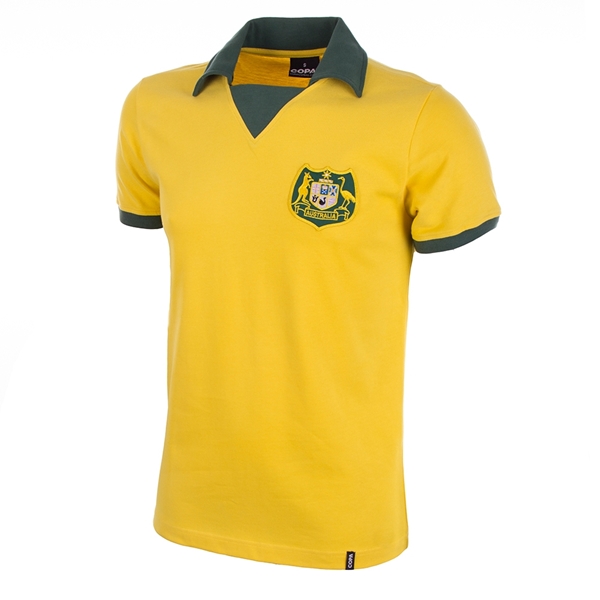 Afbeeldingen van Australie Retro Voetbalshirt WK 1974