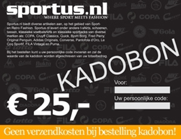 Afbeeldingen van Sportus.nl - Sportus Kadobon 25 EURO