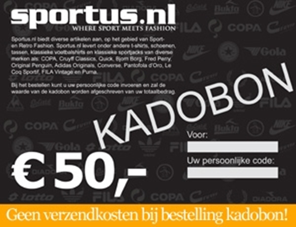 Afbeeldingen van Sportus.nl - Sportus Kadobon 50 EURO