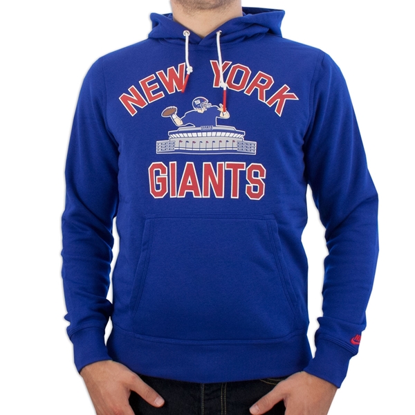 Afbeeldingen van Nike Sportswear - New York Giants Rewind Hoodie - Rush Blue/ Gym Red