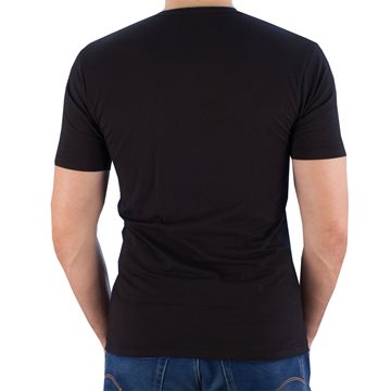Toon details van Pouchain - Rosa Nero V-neck T-shirt - Zwart Afbeeldingen van Pouchain - Rosa Nero V-neck T-shirt - Zwart