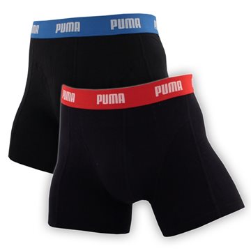Toon details van Puma - Basic Boxershorts 2 Pak - Rood/ Blauw Afbeeldingen van Puma - Basic Boxershorts 2 Pak - Rood/ Blauw