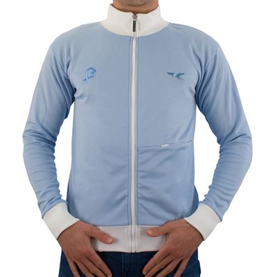 Pouchain - Lazio Roma '79 Trainingsjack - Licht Blauw afbeelding