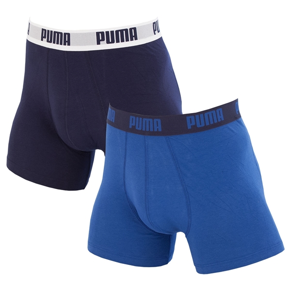 Afbeeldingen van Puma - Basic Boxershorts 2 Pack - Donker Blauw