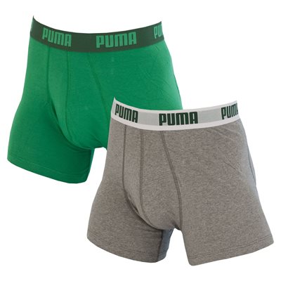 Puma - Basic Boxershorts 2 Pak - Amazone Groen afbeelding