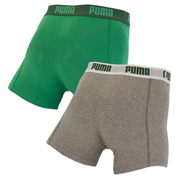 Toon details van Puma - Basic Boxershorts 2 Pak - Amazone Groen Afbeeldingen van Puma - Basic Boxershorts 2 Pak - Amazone Groen