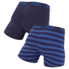 Afbeeldingen van Puma - Basic Boxershorts 2 Pack Stripe - Blauw