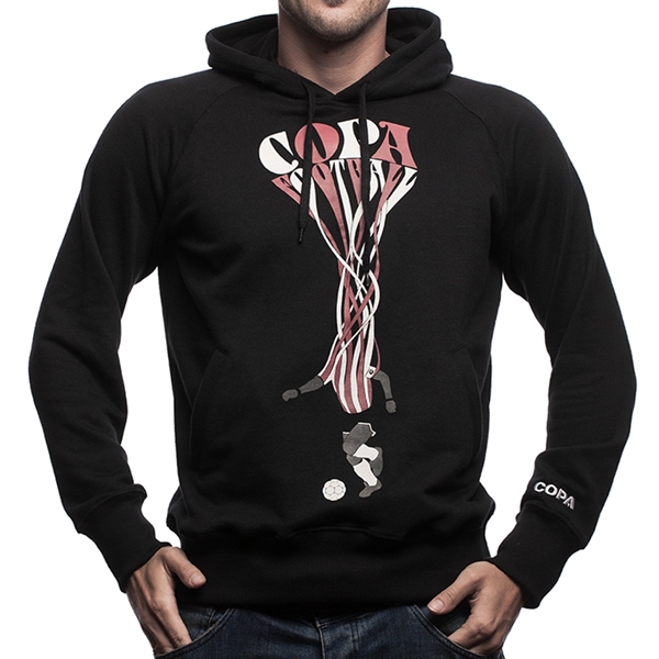 Afbeeldingen van COPA Football - Stripes Hooded Sweater - Zwart