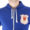 Afbeeldingen van Frankrijk 1924 Retro Rugby Zip Hoodie - Blauw