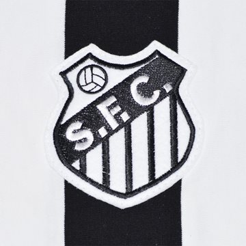 Toon details van Santos Retro Voetbalshirt 1970's Afbeeldingen van Santos Retro Voetbalshirt 1970's