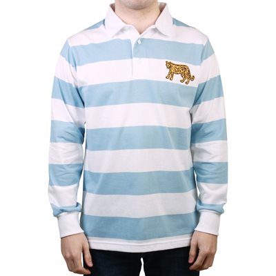 Argentinië Retro Rugby Shirt 1982-1985 afbeelding