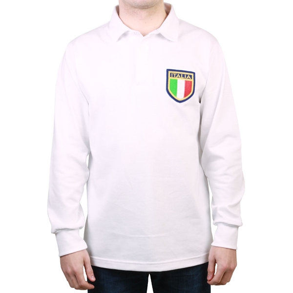 Afbeeldingen van Italië Retro Rugby Uitshirt 1975