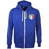 Afbeeldingen van Italië 1975 Retro Rugby Zipped Hoodie - Blauw