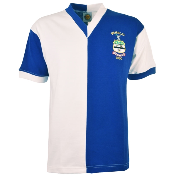 Afbeeldingen van Blackburn Rovers Retro Voetbalshirt FA Cup Final 1960