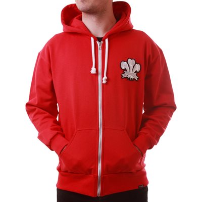 Wales 1905 Retro Rugby Zipped Hoodie –