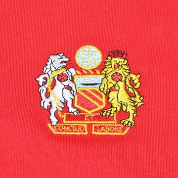 Toon details van Manchester Reds Retro Voetbalshirt 1970's Afbeeldingen van Manchester Reds Retro Voetbalshirt 1970's