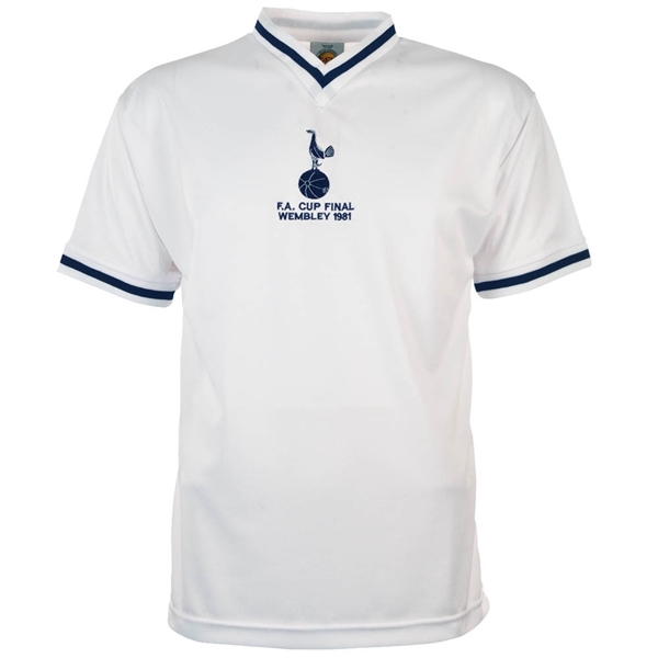 Afbeeldingen van Tottenham Hotspur Retro Voetbalshirt FA Cup Finale 1981