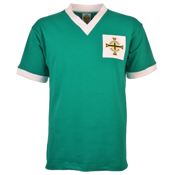 Afbeeldingen van Noord Ierland Retro Voetbalshirt WK 1958