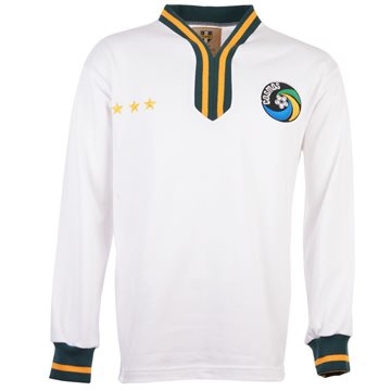 Toon details van New York Cosmos Retro Voetbalshirt 1978 Afbeeldingen van New York Cosmos Retro Voetbalshirt 1978