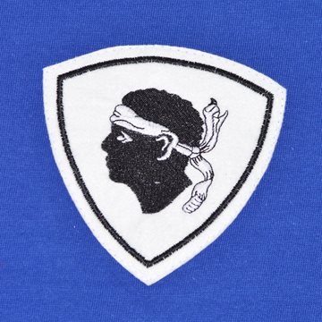 Toon details van Bastia Retro Voetbalshirt 1970's - Kinderen Afbeeldingen van Bastia Retro Voetbalshirt 1970's - Kinderen