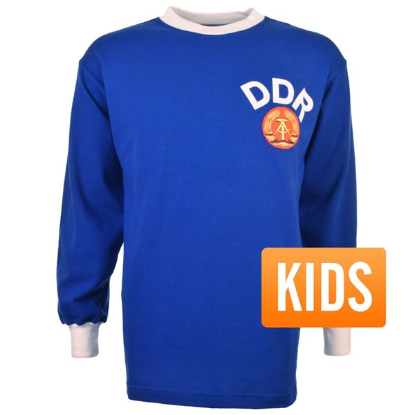 Afbeeldingen van DDR Retro Voetbalshirt 1970's - Kinderen