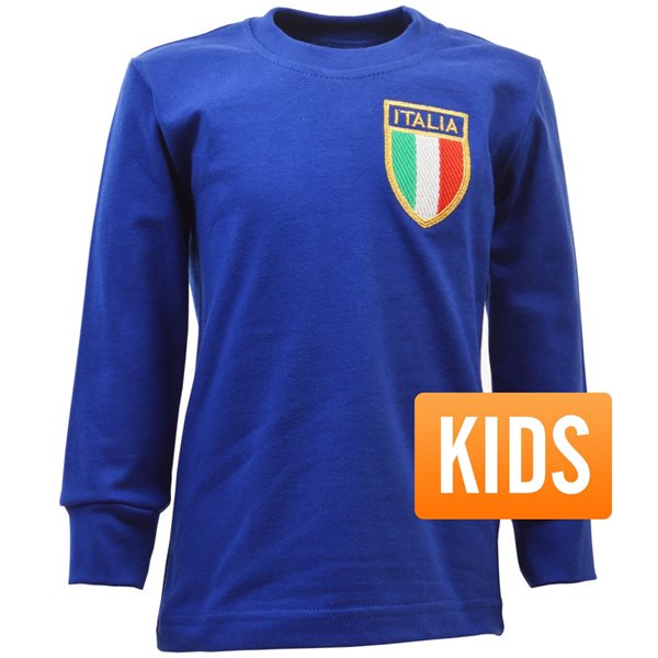 Afbeeldingen van Italië Retro Voetbalshirt WK 1978 - Kinderen