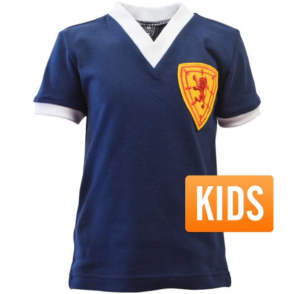 Afbeeldingen van Schotland Retro voetbalshirt 1950's - Kinderen