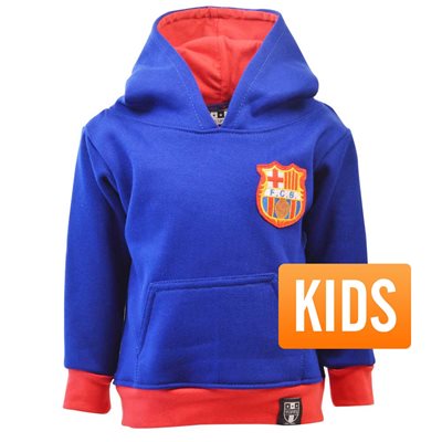 TOFFS - Barcelona Kinderen Hoodie - Blauw/ Rood afbeelding