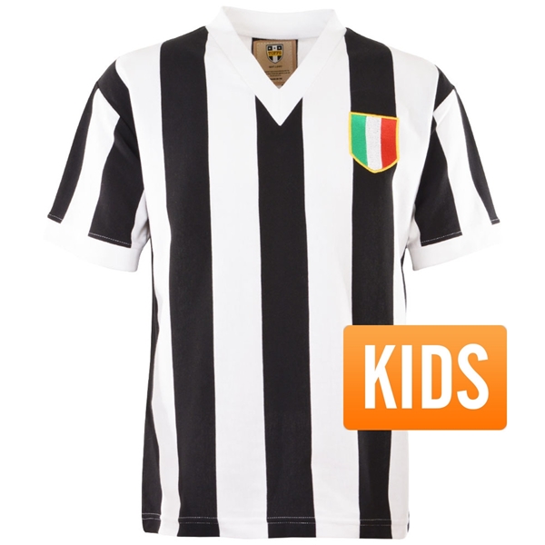 Afbeeldingen van Juventus retro voetbalshirt 1960's - Kinderen