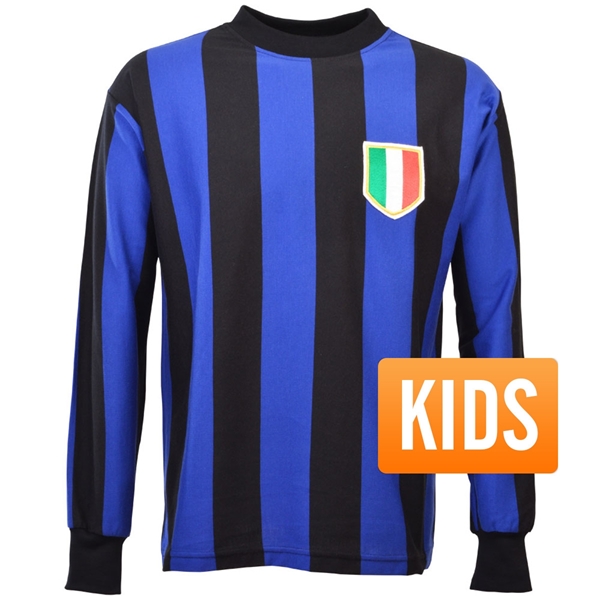 Afbeeldingen van Inter Milan retro voetbalshirt 1964-1965 - Kids