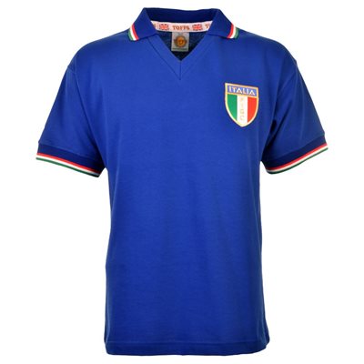 Italie retro voetbalshirt WK 1982 afbeelding