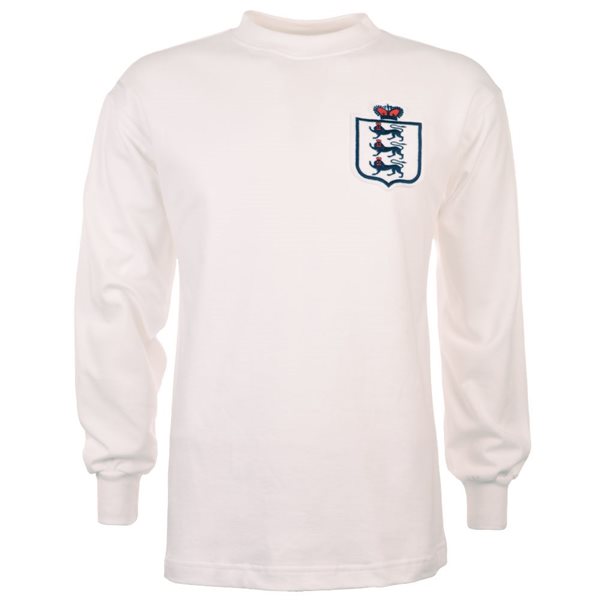 Afbeeldingen van Engeland Retro Voetbalshirt (Lange Mouwen)