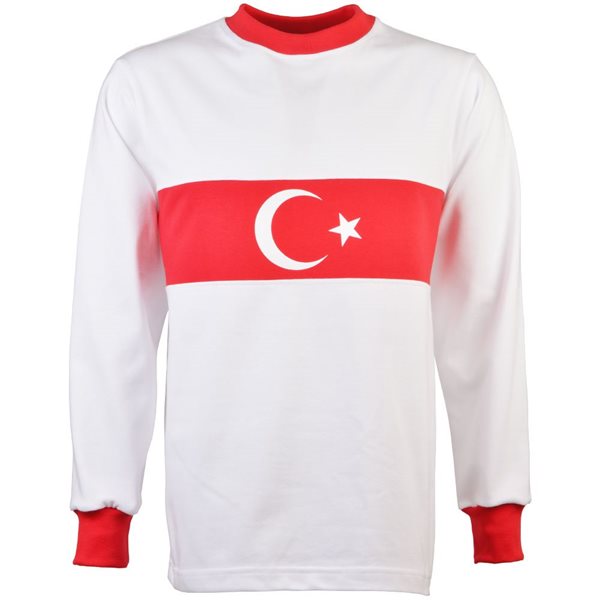 Afbeeldingen van Turkije Retro Voetbalshirt 1970