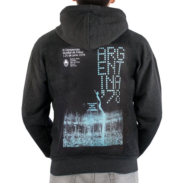 Afbeeldingen van TOFFS Pennarello - Argentina WK 1978 Zipped Hoodie - Charcoal