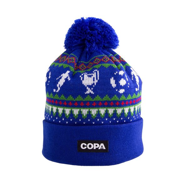 Afbeeldingen van COPA Football - Nordic Knit Beanie - Blauw/ Rood/ Groen