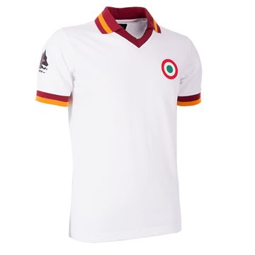 Toon details van AS Roma Retro Shirt Uit 1980-1981 Afbeeldingen van AS Roma Retro Shirt Uit 1980-1981