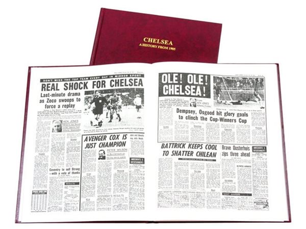 Afbeeldingen van TOFFS - Chelsea Football Newspaper Book