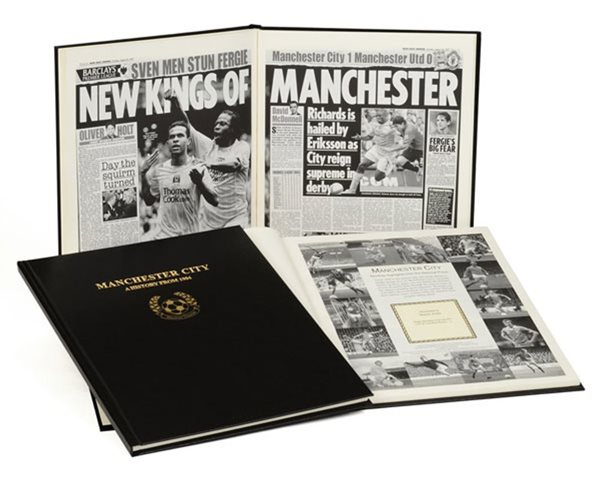 Afbeeldingen van TOFFS - Manchester City Football Newspaper Book